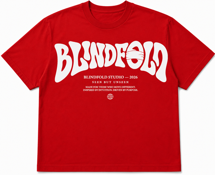 BLINDFOLD Basic T-Shirt - Red