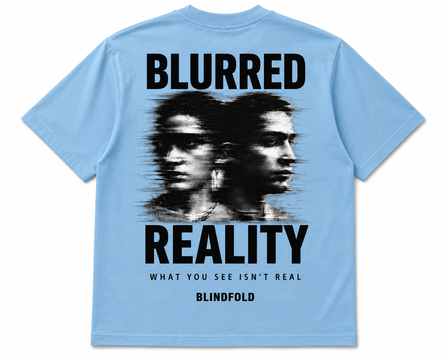 BLINDFOLD Blurred Reality - What you see isn't real. - Blue