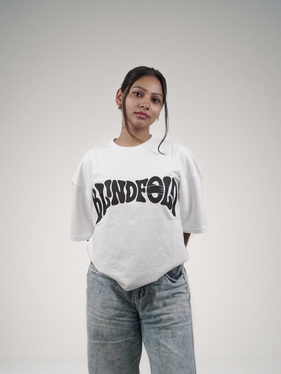 BLINDFOLD Basic T-Shirt - White