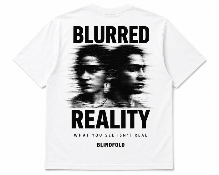 BLINDFOLD Blurred Reality - What you see isn't real. - White