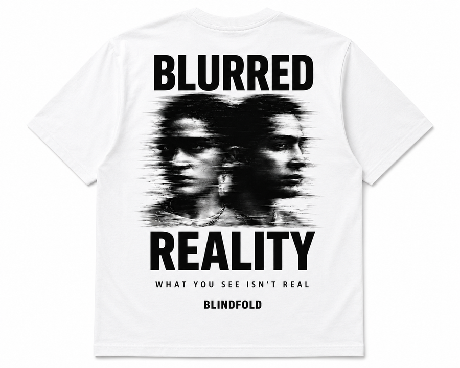BLINDFOLD Blurred Reality - What you see isn't real. - White