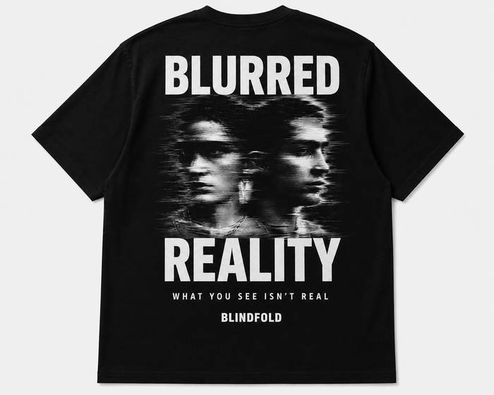 BLINDFOLD Blurred Reality - What you see isn't real. - Black