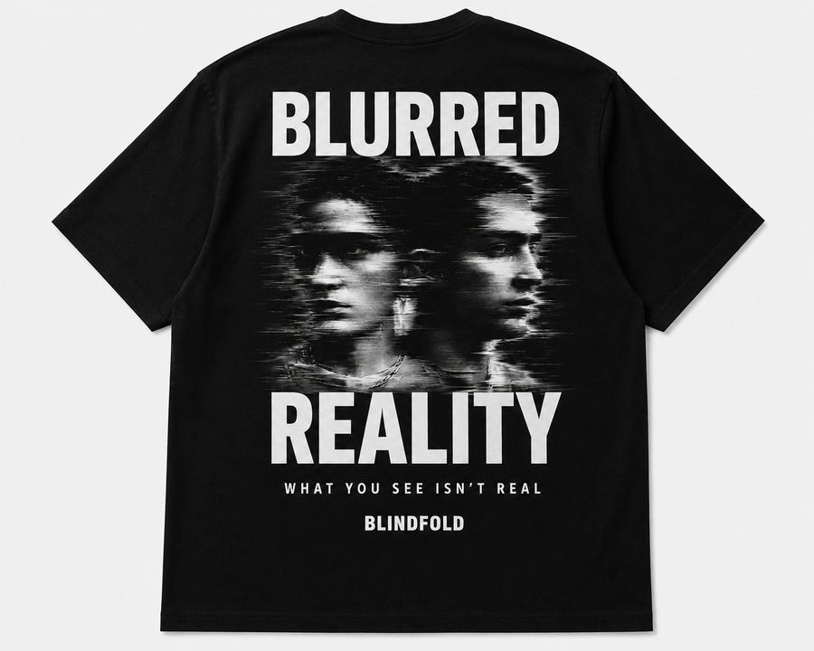 BLINDFOLD Blurred Reality - What you see isn't real. - Black